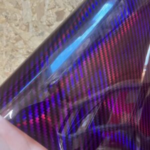 Carbon holo wrap teippi violetti 100cm x 50cm